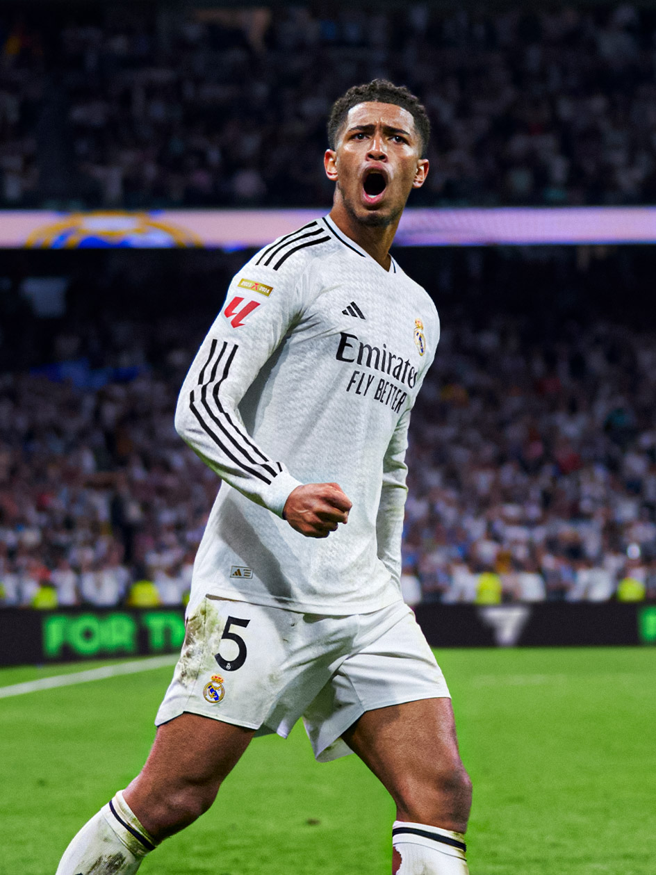Jude Bellingham célébrant, couverture EA SPORTS FC 25